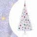 vidaXL - Kunstkerstboom - Wit - 150 cm - PVC en Staal