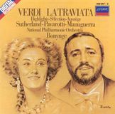 La London Verdi: La Traviata - Highlights / Bonynge, Sutherland, et al