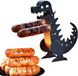 Merkloos / Sans marque Draagbare Dinosaurus Hotdog Grill Thuis Camping Feest BBQ Gereedschap