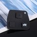 Sans marque 3 boutons télécommande voiture clé fob coque caoutchouc pad pour A-ven-sis Co-ro-l-la Rav-4