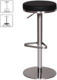 WOHNLING Barkruk WL1.293 Zwart RVS