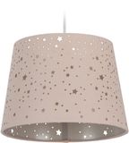 Merkloos Relaxdays Hanglamp Sterren - Kinderkamer - E27 - Roze