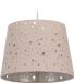 Merkloos Relaxdays Hanglamp Sterren - Kinderkamer - E27 - Roze