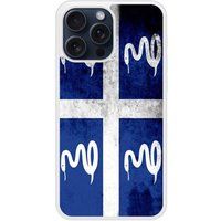 Apple iPhone 15 Drapeau martinique Verstevigd hoesje met sublimatie bedrukking