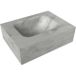 Mondiaz EDEN Vrijhangende Wastafel - 40x12x23cm - 1 wasbak - midden - solid surface - Opalo F53101Opalo