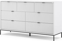 Vicco Eliza Dressoir – 42 x 81 cm met 7 laden Wit