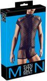 Svenjoyment OV-Großhandel Men's Playsuit XL Black Spandex Polyamide Elastane