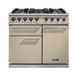 Falcon Deluxe 1000 Range Cooker - Electric & Gas Hob - Cream