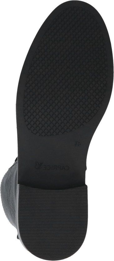 Caprice Dames Enkellaarsje 9-25228-41 Zwart Leer G-wijdte Maat 38 EU