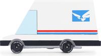 CandyLab Candycar World Mail Van 2.0 houten speelgoedauto multicolor