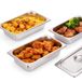 Relaxdays Gastronormbak GN 1/3 - 3 stuks - 32,5x6,5x17,6 cm - zilver