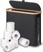 Allecto plus Rangement papier toilette avec couvercle pour 28 rouleaux