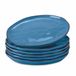 LOBERON Bord set van 6 Biarré blauw