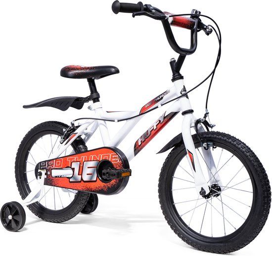 Huffy Pro Thunder 16 Inch Jongensfiets Wit