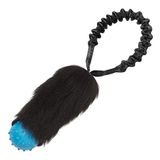 Dog Copenhagen Tug e Nuff Pocket Bungee Sheepskin Ball Tug Jachtspeelgoed voor honden, 5 stuks