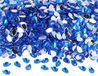 Decoratieve edelstenen van acryl, blauw, 5 x 8 mm, ca. 5000 stuks.