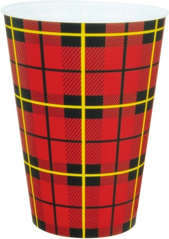 Scotty koffiecup herbruikbaar 180ml rood (40 stuks)