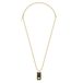 POLICE STAMP ZWARTE VLEUGEL LOGO TAG KETTING