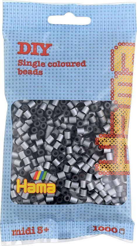 Hama Strijkkralen Zilver '1000 Stuks'