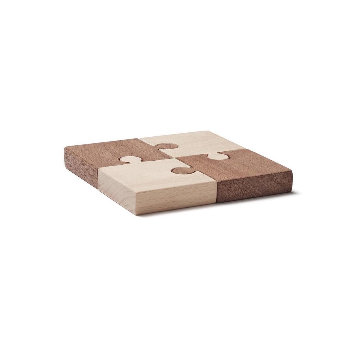 KIDS CONCEPT activity puzzel junior 15 cm hout naturel 4 delig