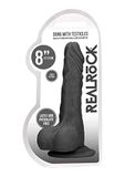 RealRock Shots RealRock Dong met Testikels - 20 cm black