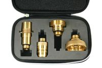 Drehmeister Kentie LPG vulnippelset Europa 4-delig met opbergkoffer, Bajonet, DISH, ACME en Euro nozzle