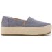 TOMS Valencia CaleFemme, Niagara Mist Chambray Dot, 40 EU