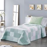 Vialman Sprei, groen, 150 cm breed bed: 250 cm x 270 cm