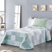 Vialman Sprei, groen, 150 cm breed bed: 250 cm x 270 cm