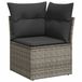 VidaXL Banc de jardin Gris foncé 620x620x690mm