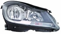 TarosTrade 37-5360-N-69727 Elektrische koplamp, zwart, met Marelli-motor