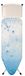 Brabantia Table à repasser C - Ice Water - 124 x 45 cm - pour centrale vapeur