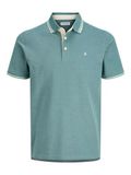 Jack & Jones Paulos Polo Heren - Maat S - Katoen - Blauw/Groen