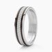 Bague Jonc Maewen Acier Blanc
