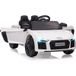 Audi R8 Spyder Voiture électrique enfant – 2rm Double Moteur 25w×2 – 6v 45ah×2 – Vitesse 3 Km/h – Autonomie 45 Min – Blanc – 58.7×100×44.3 Cm