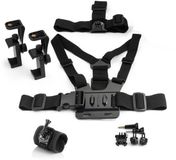 MOJOGEAR A03 Hoofd-, Borst- & Polsband Kit - Voor GoPro & Smartphone