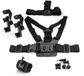 MOJOGEAR A03 Hoofd-, Borst- & Polsband Kit - Voor GoPro & Smartphone
