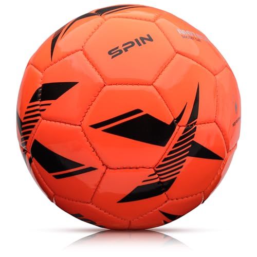Voetbal Meteor Spin 3 - Voetbal - Oranje kleur