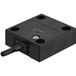 Häfele Interrupteur de porte 230 V avec long bouton-poussoir, Noir