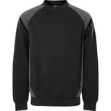 Fristads Sweater 7148 GSM Zwart/Grijs XL