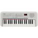 Yamaha Remie PSS-E30 Mini Keyboard, wit, compact, draagbaar toetsenbord voor kinderen met mini-toetsenbord en geweldig geluid, met mini-hoofdtelefoonaansluiting