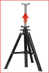 KS Tools Steel Spindle Jack, 12t, 456-710mm