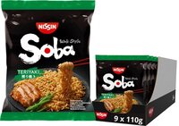 Nissin Soba Bag Teriyaki - 9 x 110g