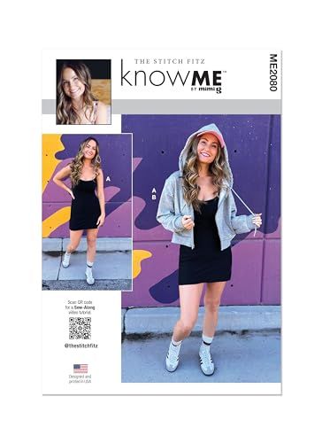 KNOW ME ME2080U5 Misses' Dress and Hoodie Sewing Pattern - The Stitch Fitz U5 (Sizes 16-18-20-22-24)