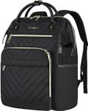 VANKEAN Zwarte 17 inch laptop rugtas - USB-poort telefoon oplader - Waterbestendig