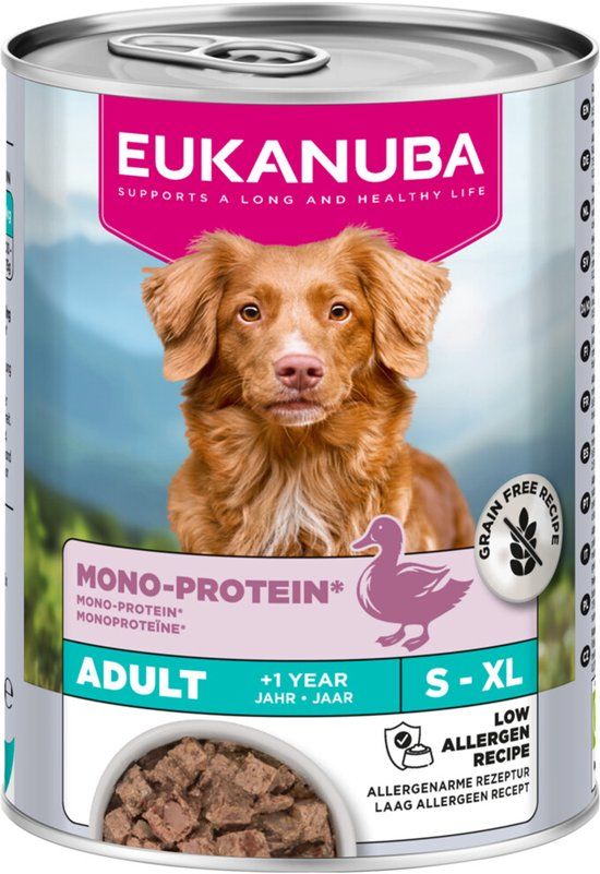 Eukanuba Special Care Hond Nat Adult Mono-Proteïne Eend - 6 x 400 gr