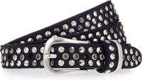 b.belt Leren Riem Roana Belt W95 Black Zwart