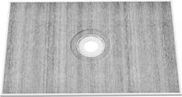 VEVOR Doucherandset, 1219 X 1828 Mm Douchebakset Met 160 Mm Centrale Afvoer, Lichtgewicht Eps Douche-Installatiekits Met 2 Waterdichte Doeken, Douchebak Kantelstangen Geschikt voor Badkamer