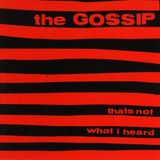 V2 Red Eye Gossip That's Not What I Heard LP Coloured Vinyl Rood