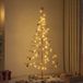 vidaXL Houten kerstboom KOTKA 180 cm Bamboe en massief grenenhout Bruin